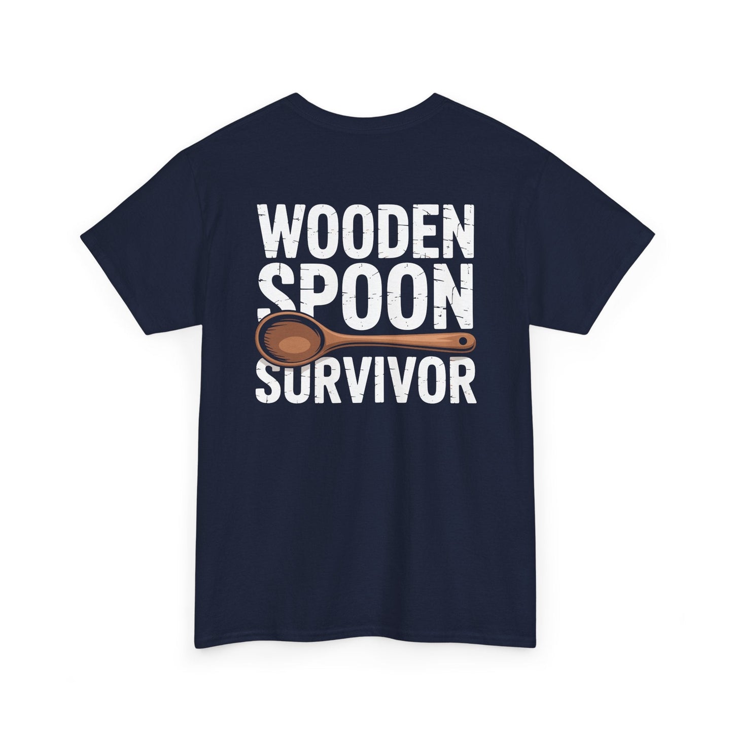 Wooden Spoon Survivor Shirt – Funny Childhood Humor Tee