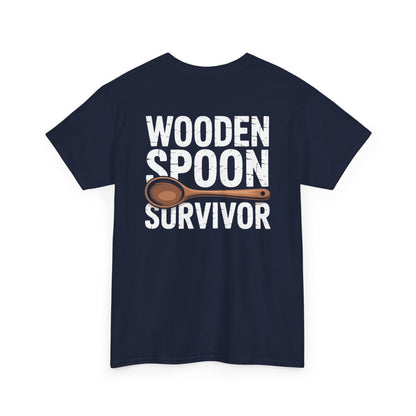 Wooden Spoon Survivor Shirt – Funny Childhood Humor Tee