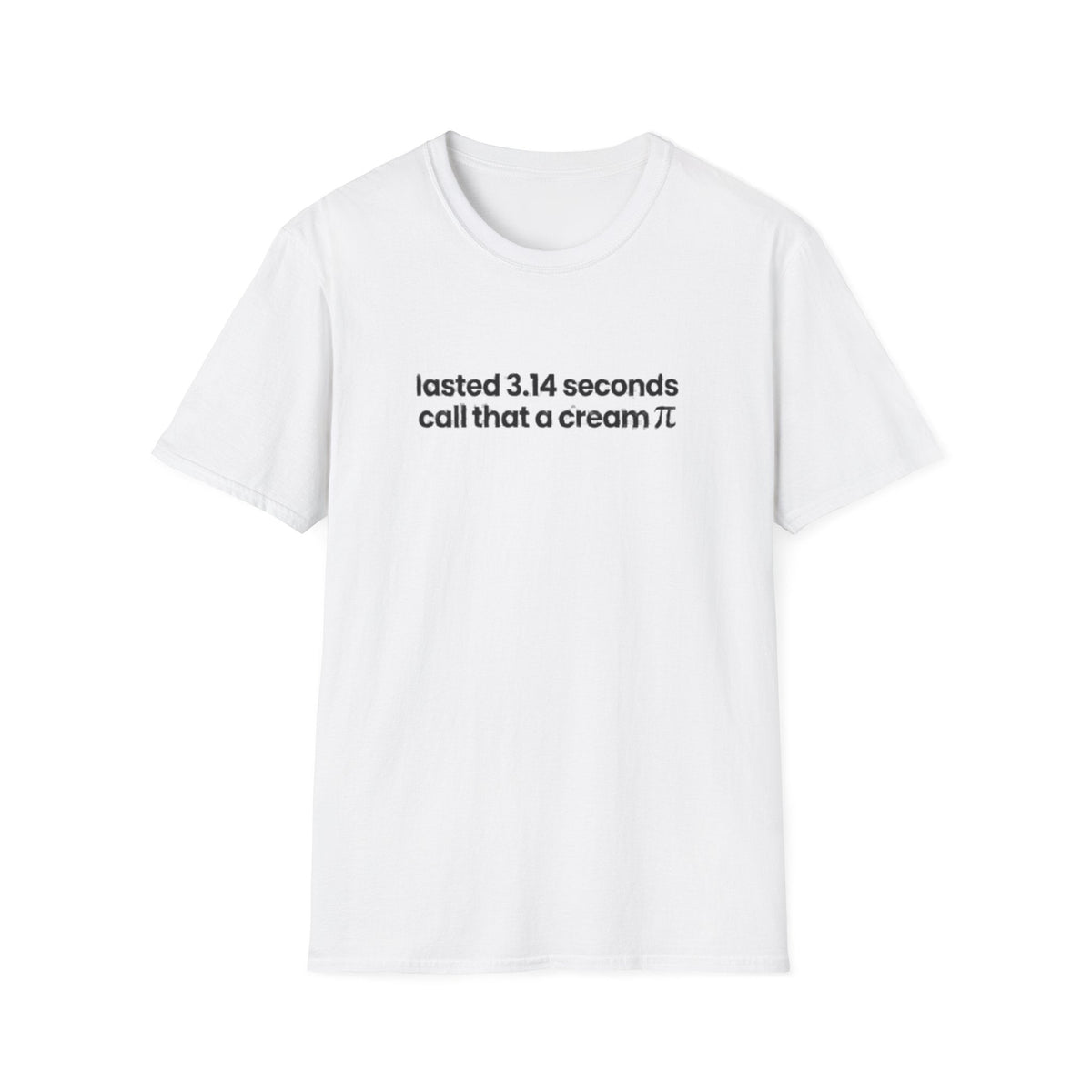 LASTED 3.14 SECONDS CALL THAT A CREAM PIE T-SHIRT