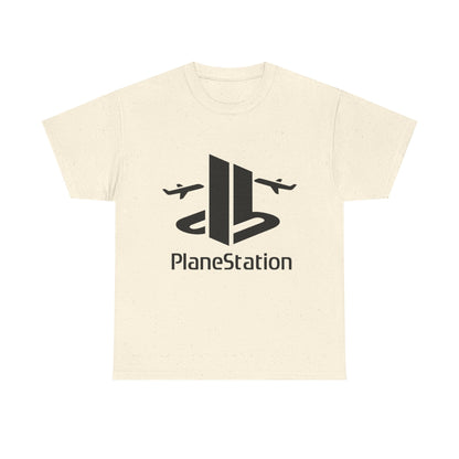 Plane Station – Funny Gaming Parody T-Shirt