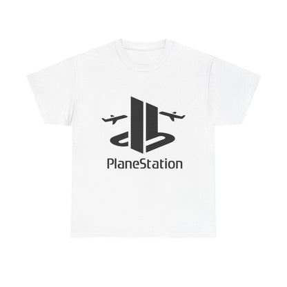 Plane Station – Funny Gaming Parody T-Shirt