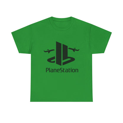 Plane Station – Funny Gaming Parody T-Shirt