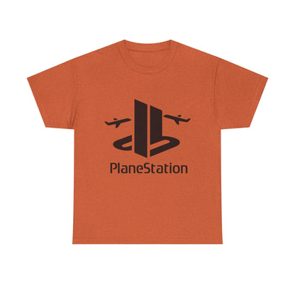 Plane Station – Funny Gaming Parody T-Shirt