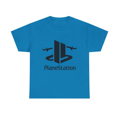 Plane Station – Funny Gaming Parody T-Shirt
