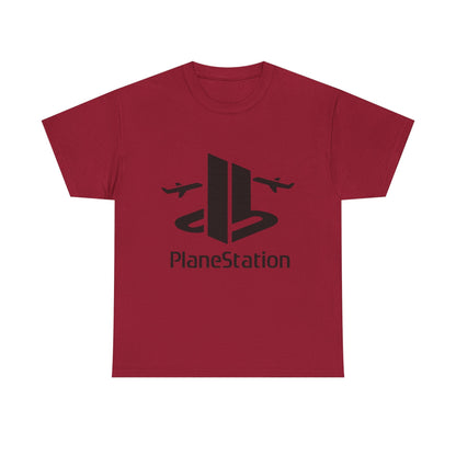 Plane Station – Funny Gaming Parody T-Shirt