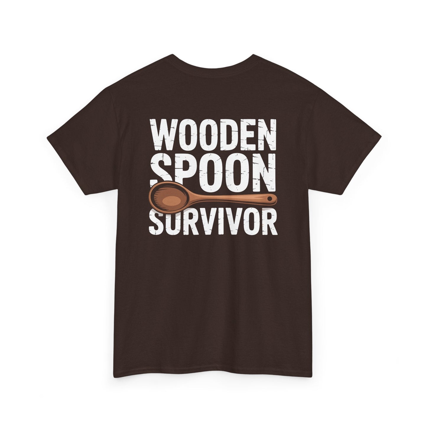 Wooden Spoon Survivor Shirt – Funny Childhood Humor Tee