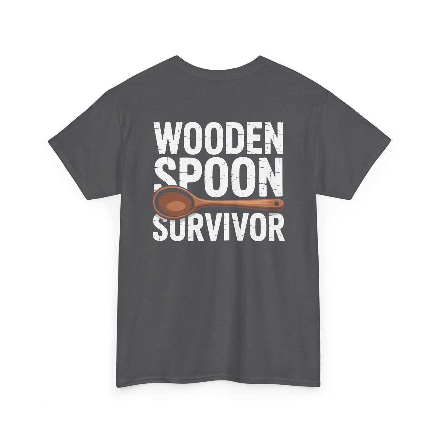 Wooden Spoon Survivor Shirt – Funny Childhood Humor Tee