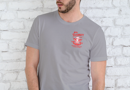 WILLY FISTERBUTT PORK BUTT BBQ, T-SHIRT, UNISEX, COTTON