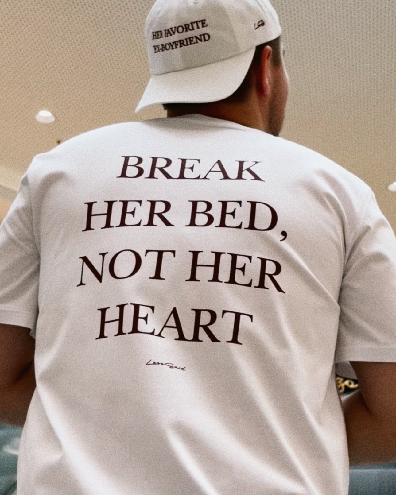 BREAK HER BED, NOT HER HEART