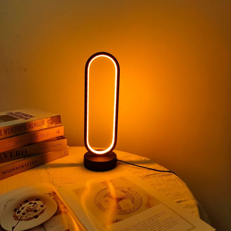 LED Ring Lamp with Three-Color Dimming