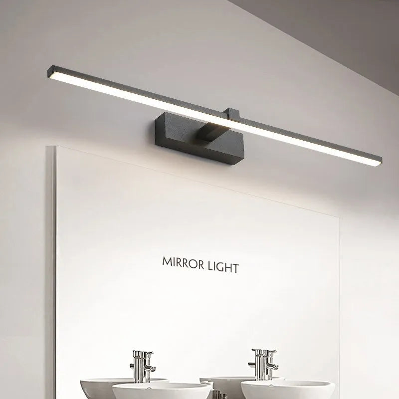 LED Mirror Wall Lamp, Waterproof Bathroom Lighting for Makeup