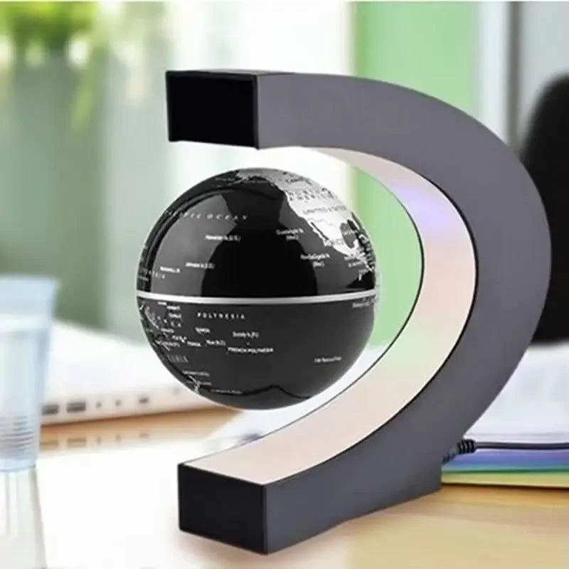 Magnetic Floating Globe LED Lamp with World Map