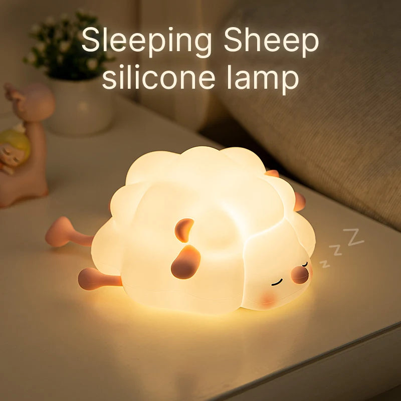 Cute Animal LED Night Light (Panda/Rabbit) with USB Charging