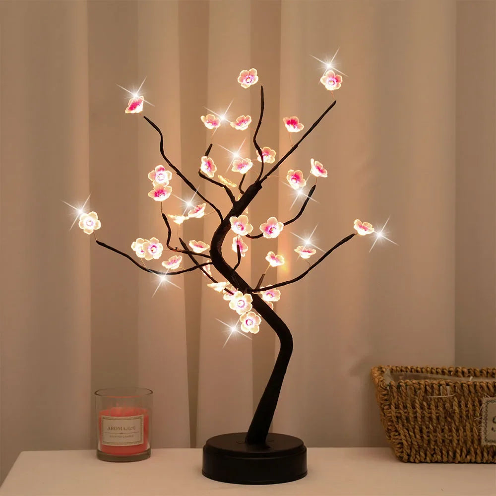 USB/Battery Powered Cherry Blossom Tree LED Night Light