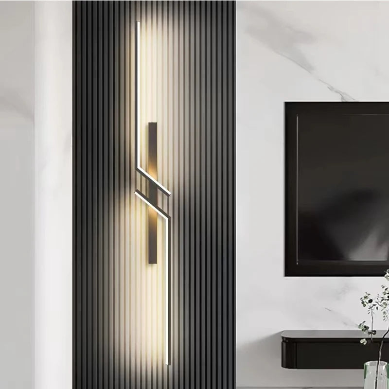 Modern Strip LED Wall Light for Bedroom & Living Room Decor