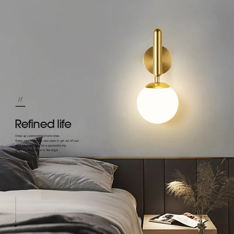 Modern Indoor Wall Light for Bedroom & Living Room Decor