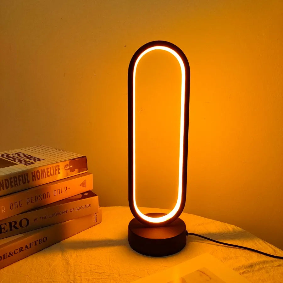 LED Ring Lamp with Three-Color Dimming