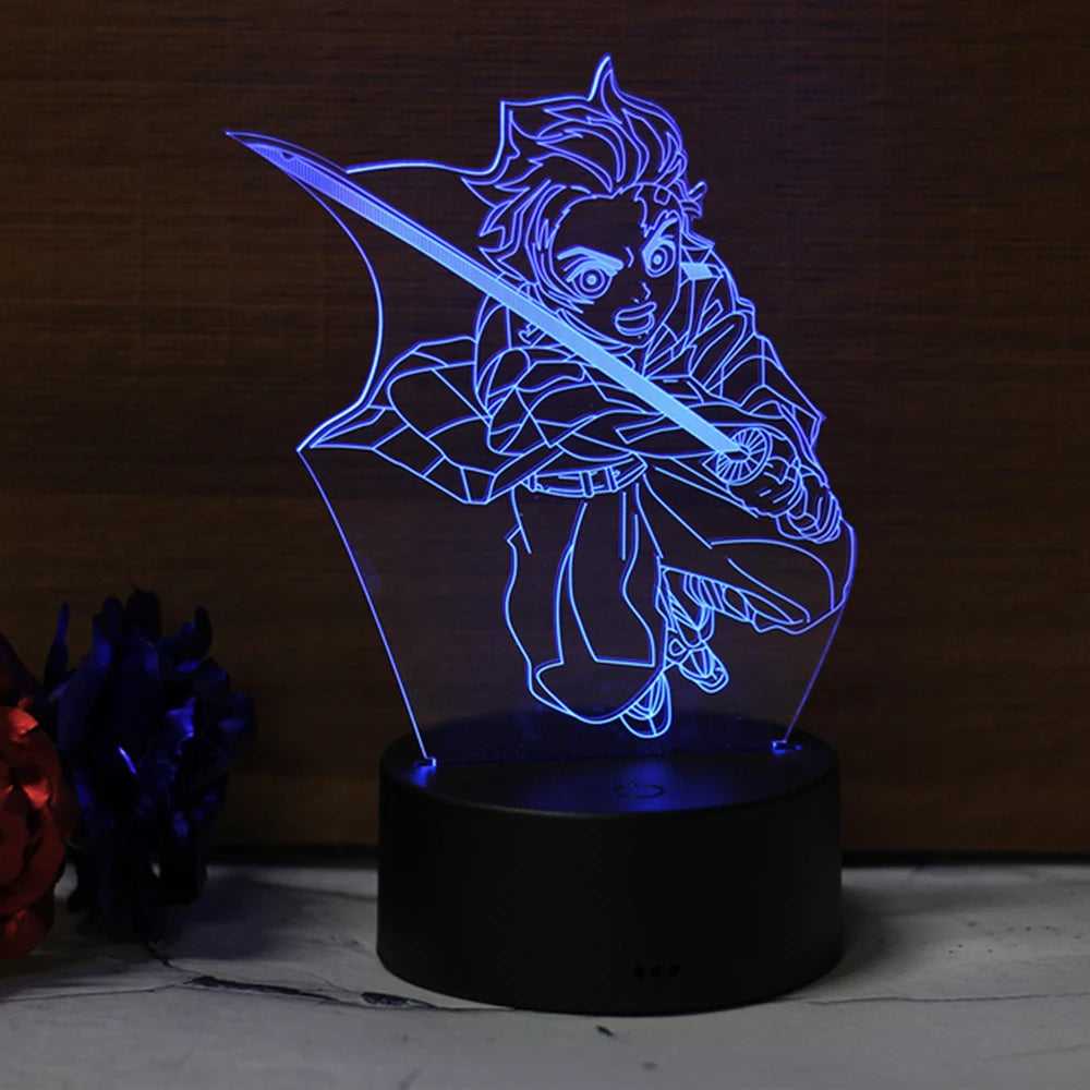 Nezuko Kamado LED Night Light 3D Lamp