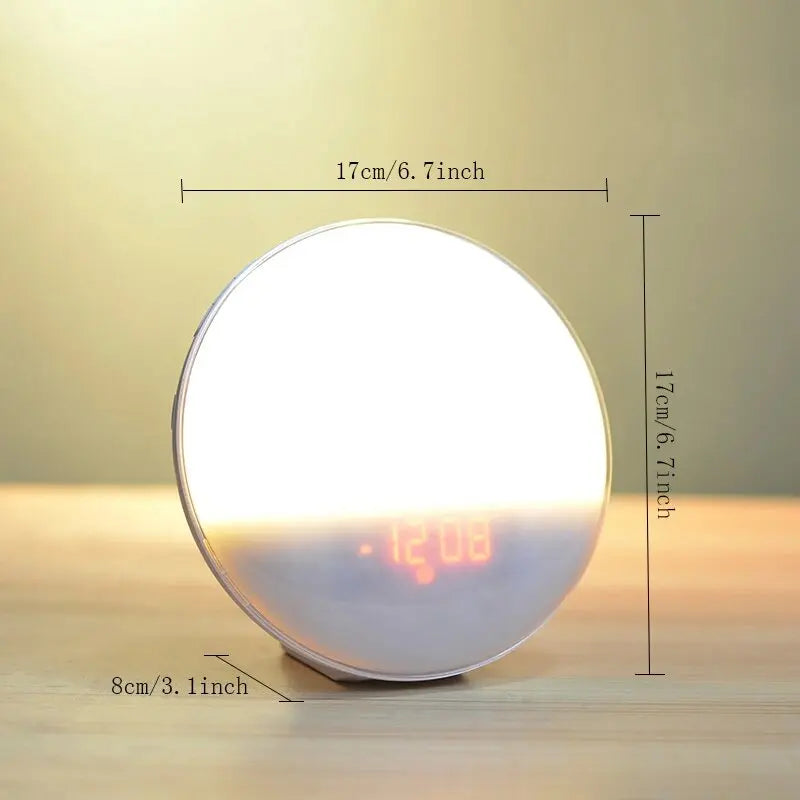 Sunrise Alarm Clock with Light Simulation & FM Radio