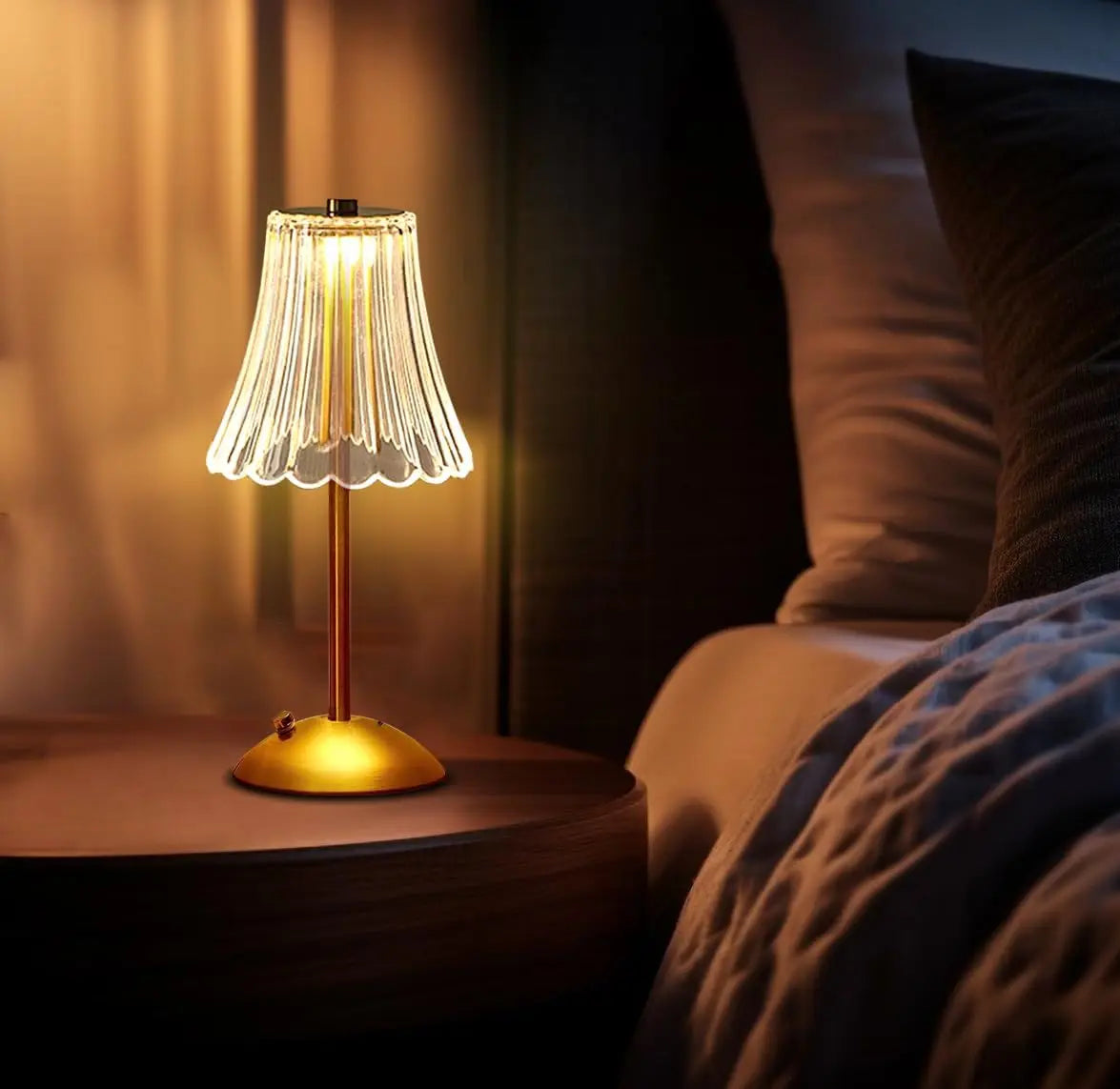 LED Table Lamps - 3 Color Touch Dimming Night Light