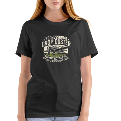 PROFESSIONAL CROP DUSTER – Funny Unisex Cotton T-Shirt