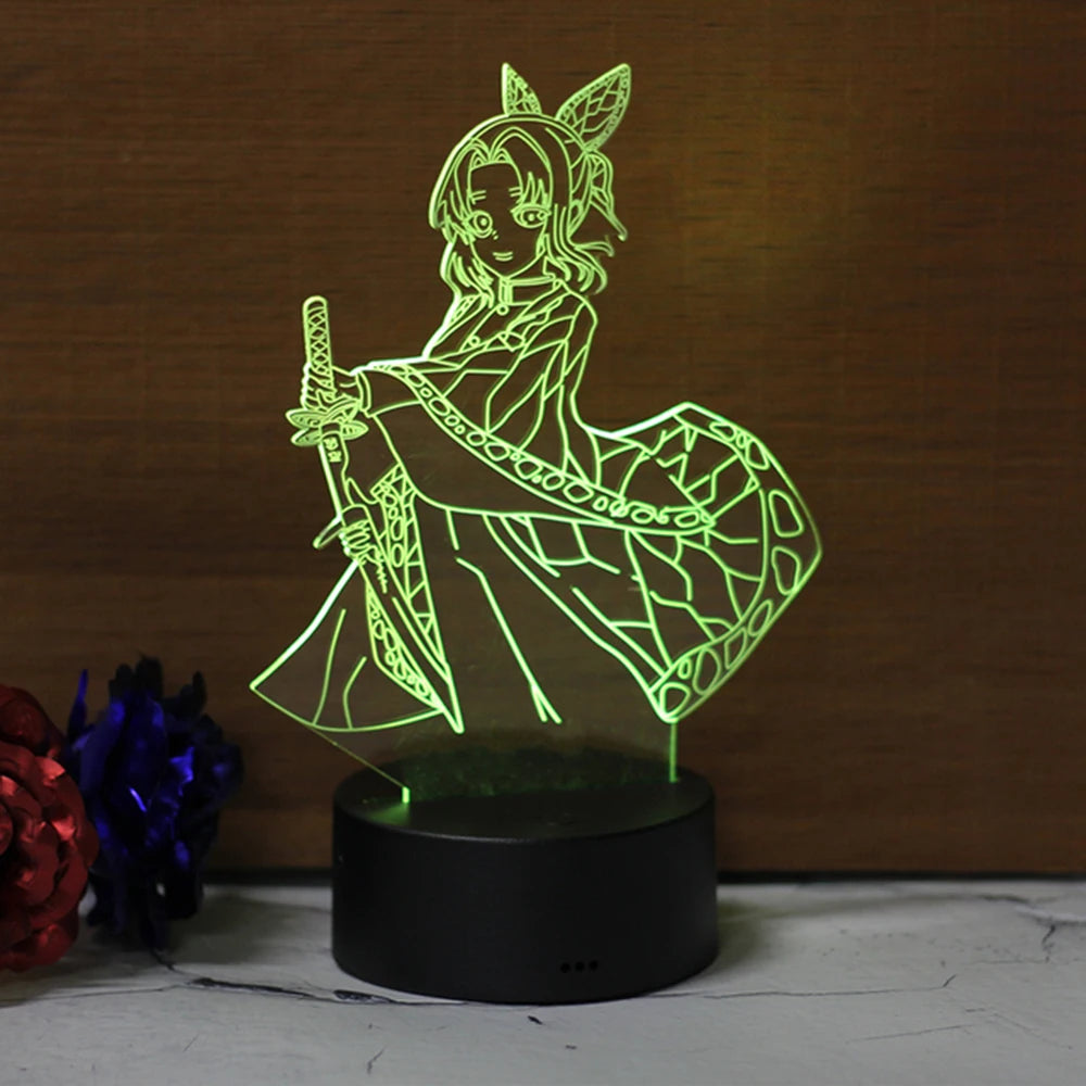 Nezuko Kamado LED Night Light 3D Lamp