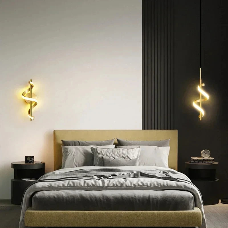 LED Nordic Wall Lamp for Bedroom, Living Room & Corridor Decor