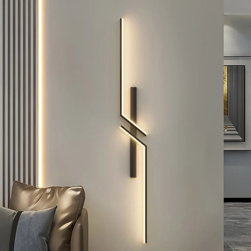 Modern Strip LED Wall Light for Bedroom & Living Room Decor