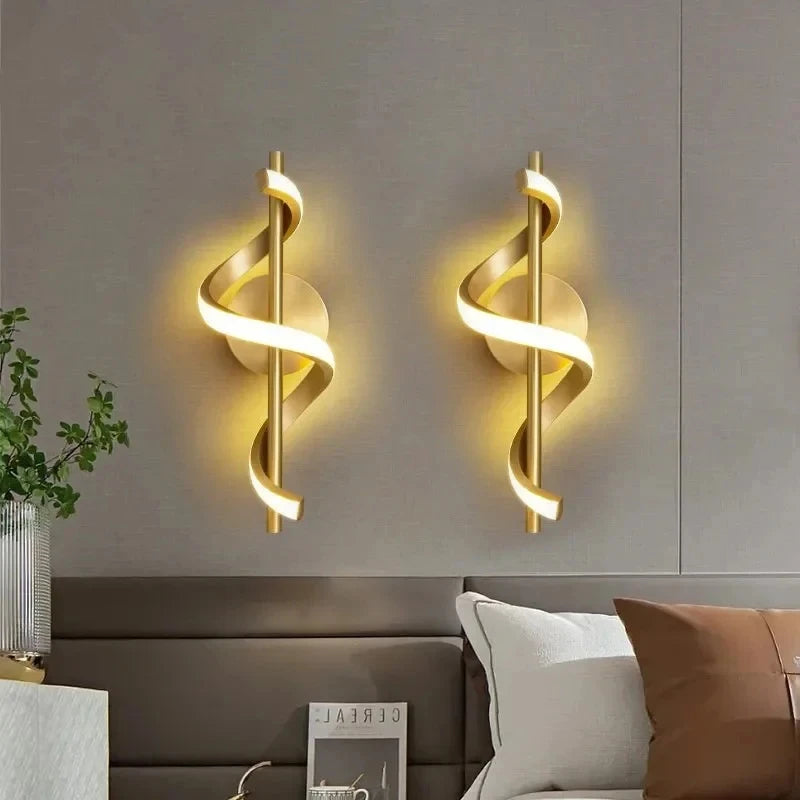 LED Nordic Wall Lamp for Bedroom, Living Room & Corridor Decor