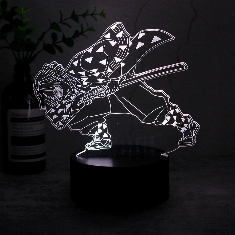 Nezuko Kamado LED Night Light 3D Lamp