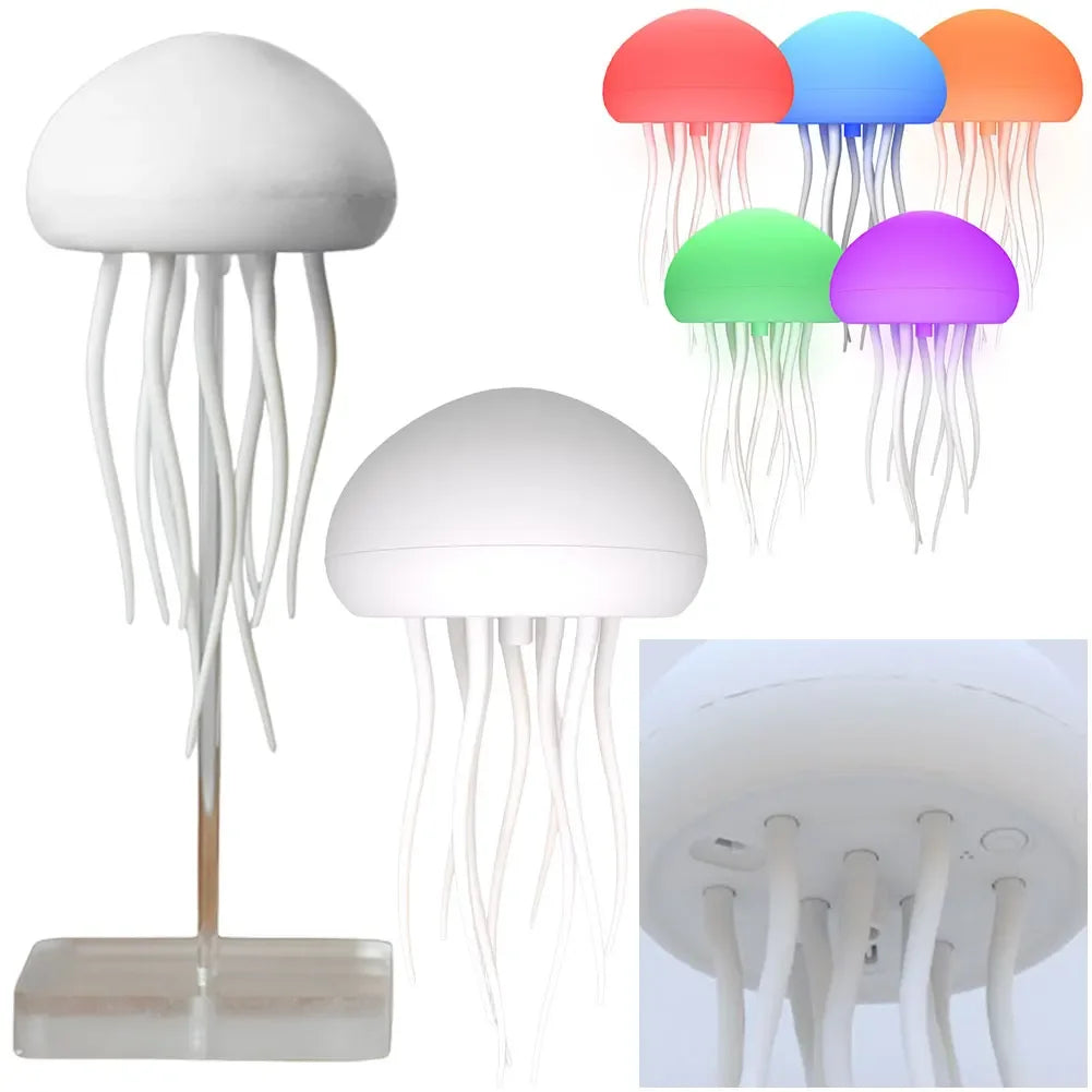 Cartoon Dancing Jellyfish RGB Night Light with Voice Control