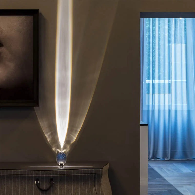 LED Crystal 'Eye of the Sky' Table Lamp