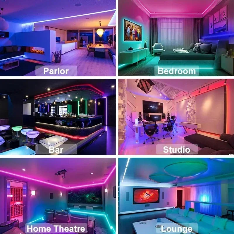 USB LED Strip Lights with APP Control & Color Changing